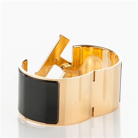 hermes big h bracelet|hermes extra wide enamel bracelet.